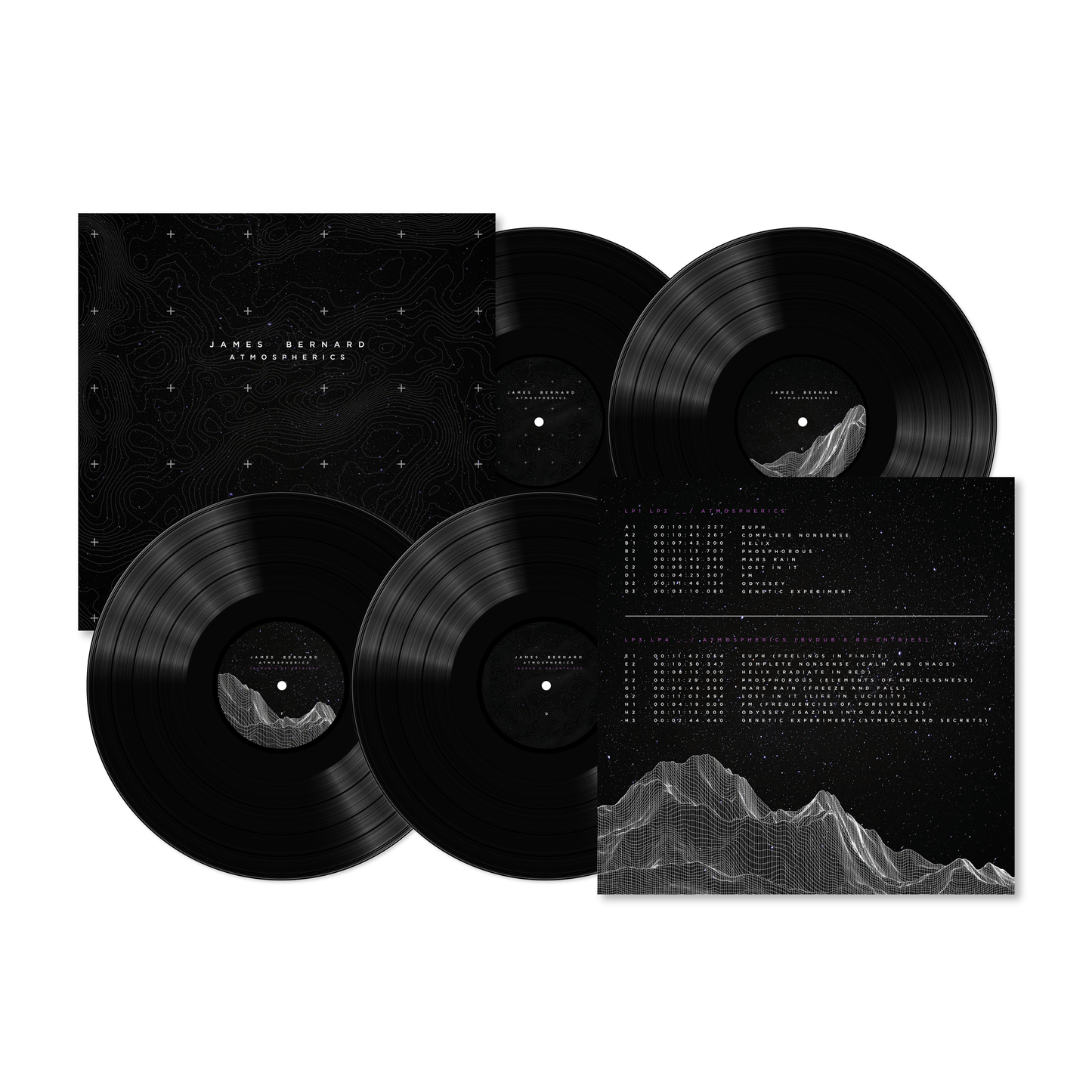 James Bernard f. bvdub 'Atmospherics' [4xLP Set] (pre-order)