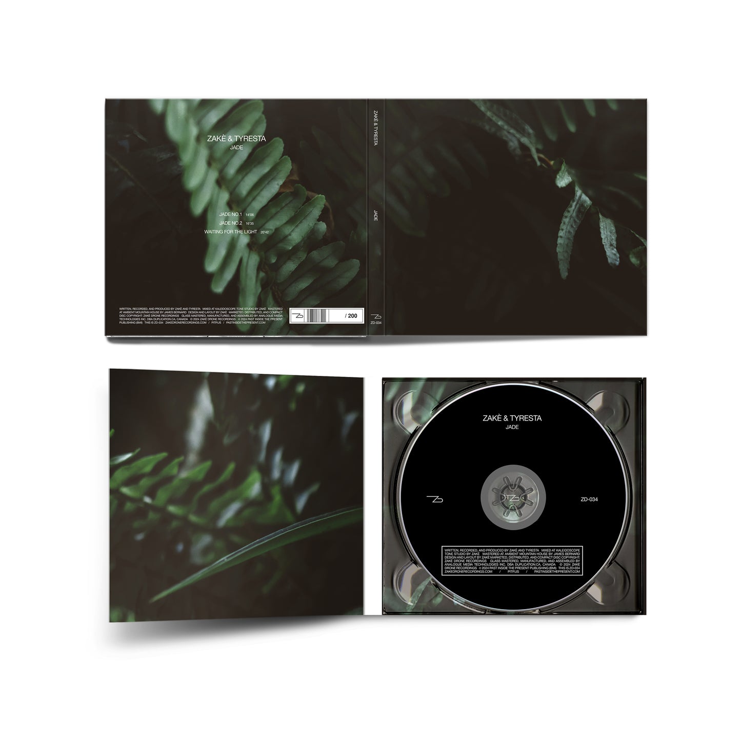 zakè & Tyresta 'Jade' [CD] (pre-order)